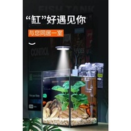 Desk Small Fish Tank Full Set Aquatic Easy Maintain Aquarium