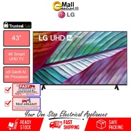 ( Delivery for Johor Bahru JB only ) LG UR75 Series 43" 50" 55" 65" Inch Smart 4K UHD TV with α5 Gen6 AI 4K Processor 65UR7550PSC 55UR7550PSC 50UR7550PSC 43UR7550PSC UR7550PSC UR7550