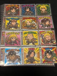全套24張 絕版 進擊的巨人 希望之翼編 餅卡 餅貼 仙魔大戰