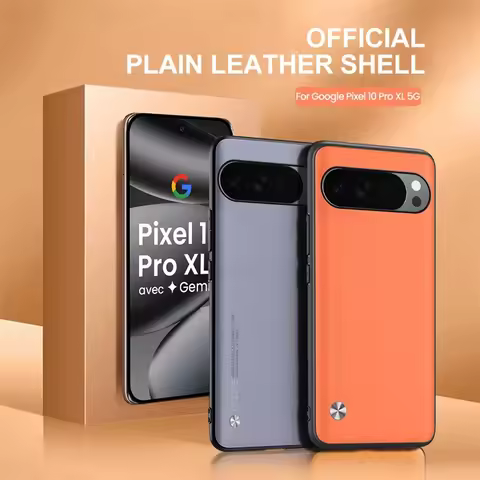 Luxury PU Leather Case For Google Pixel 10 Pro XL 5G Silicone Protection Back Cover On Pixle 10Pro P