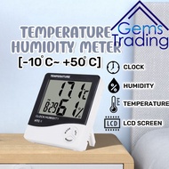 Electronic Digital Humidity Meter LCD Hygrometer Temperature Thermometer HTC 1 Home Weather Station 