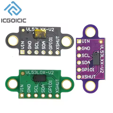 VL53L0X Time-of-Flight (ToF) Laser Ranging Sensor Breakout 940nm GY-VL53L0XV2 Laser Distance Module 