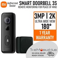 Xiaomi Smart Doorbell 3S Ultra Clear 2K 3MP Camera CCTV Night Vision Motion Detection Notification