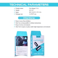 Quick charge 3.1A OKER Car Charger UC-337 2 USB Socket