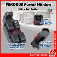 Power Window Switch Perodua Myvi Alza Viva Main Power Window Switch