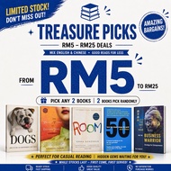 【RM5+🔥】 Great C+ / Grade B Books RM5–RM25| Mixed English | Great Value Reads