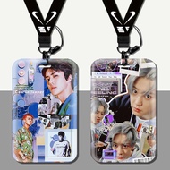 ✨Hot-selling✨Korea Korea EXO Men's Group Star Card Holder Bus Card Meal Card Access Control Card Hol