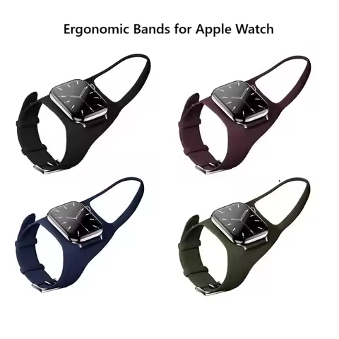 Fabric Ergonomic Bands for Apple Watch Band 49 46 38 41 42mm Breathable Knit Sport Strap with Perfec
