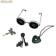 Royal 4 Pcs Button Eyes Glasses Necklace Halloween Merchandise Cosplay Accessories