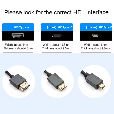 8K HDMI-Compatible To HDMI-Compatible Coiled Cable 48Gbps Extreme Thin HDMI-Compatible 2.1 Cable for