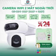 Genuine Ezviz H90 8MP Outdoor Wifi Camera with 2 Rotating Eyes, Night Color, 360 Degree Rotation, 2-