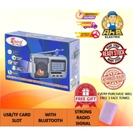 Fepe FP-1781BT FM/AM Radio Bluetooth Speaker Rechargeable Radio With USB TF card Player