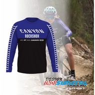 JERSEY Sepeda Design Canyon Rockshock Evant 2023 Baju Sepeda MTB Lengan Panjang