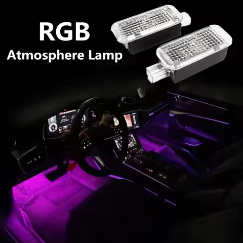 LED Car Atmosphere Lamp Footwell Light Accessories For Audi TT A1 8X A3 8P S3 A4 B7 B8 B9 A5 A6 C6 C