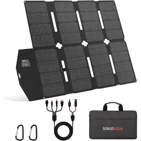 100W Portable Solar Panel MC-4 Foldable Solar Panel Charger Kits 18V IP68 Waterproof Lightweight and