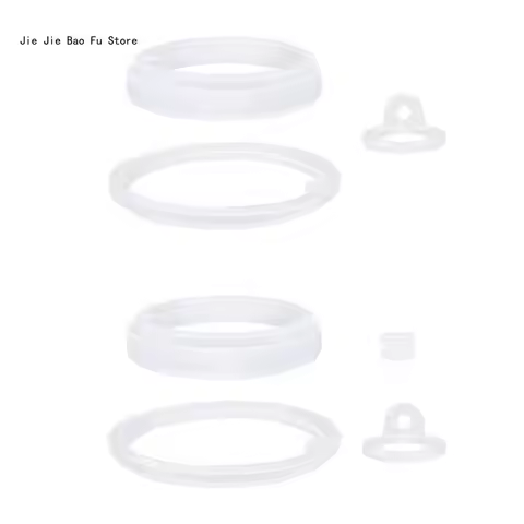 E8BD 3/4pcs Replacement Rings for Thermoflask 24/32/40/64oz Water Bottle Insulated Stainless Steel W