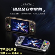 ANBERNIC RG477M Konsol Permainan Pegang Tangan Skrin Besar Android Retro 2025 Berbahan Aluminium