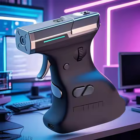 RAGNOK ErgoStrike 7 Gun Mouse For Shooting Game With Built-in Magnetic And Realistic Recoil Gaming M