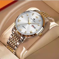 Mới đẹp trai Thụy Sĩ chính hãng dạ quang không thấm nước lịch đôi cao cấp Boutique Đồng hồ nam