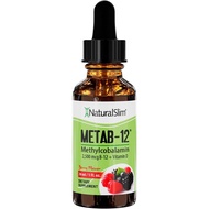 NaturalSlim Liquid B12 Vitamins with Vitamin D - Metab-12 Methylcobalamin 2500 mcg B12 Sublingual Dr