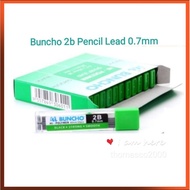 Buncho 0.7mm 2B Pencil Lead Hi-Polymer 0.7mm×60mm /Ubat Pencil 2B / pcs