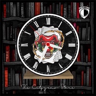 Custom Wooden Table Clock Joker 1