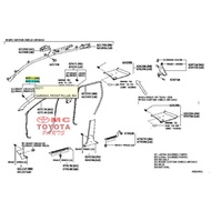 Avanza Front Pillar Garnish 62210-BZ100-B0 62220-BZ100-B0