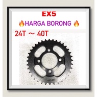 HONDA EX5 REAR SPROCKET (ST) // 428 EX5 DREAM 26T 27T 28T 29T 30T 31T 32T 33T 34T - 40T SPROCKET SPO