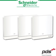 [3 SWITCHES BUNDLE] Schneider Electric AvatarOn 20A 250V 1 Gang 1 Way Switch with LED - White