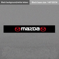 Logo Màu Đỏ Đề can trang trí nhãn dán xe hình dạng phía trước Đề-can kính chắn gió Sticker cao cấp c