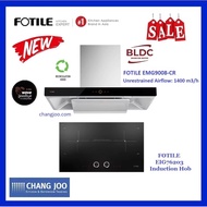 FOTILE EMG9008-CR Recirculation Hood + EIG76203 Electrical Induction Hob