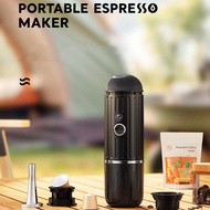 GO Auto-Portable Coffee Maker Wireless Heating Rechargeable 2 in 1 Small Travel Espresso Machine for