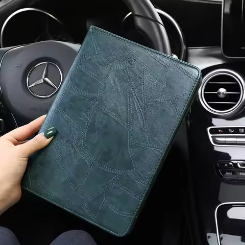 Real Leather Flip Tablet Case For Huawei MatePad 10.4 case BAH3-W09 BAH3-AL00 Kickstand Magnetic Cov