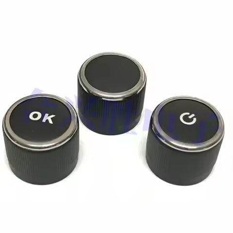 25mm diameter, universal D type 6mm inner hole, exquisite car navigation audio, CD volume knob, hat,