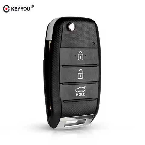 KEYYOU Replacement 3 Buttons For Kia KIA K2 K3 K5 Carens Cerato Forte Car Fob Cover Housing Remote K