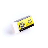 Undo White 4B Soft Eraser (small) | Alle Karle