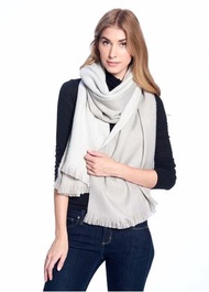 Shupaca - 雙面羊駝毛頸巾 - Polar Drift/麥芽牛奶和細砂糖