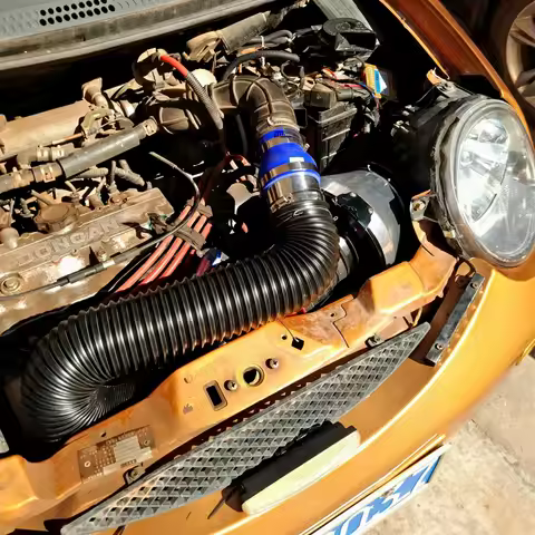 63mm 76mm Car Cold Air Intake Tube 2.5inch 3inch Black Universal Flexible Air Inlet Pipe System Auto