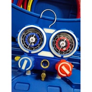 ⚡️SHOCKING SALE⚡️FULL SET + 3PCS CHARGING HOSE FOR R410 R32 HOME AIR-CONDITIONER PRESSURE GAUGE PSI 