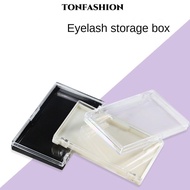 TONFASHION Eyelash Storage Box, Plastic  False Lashes Show Box, Square Shape Storage Box