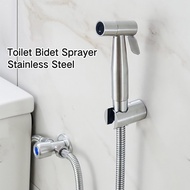 【Three-Piece Set】304 Stainless Steel Toilet Bidet Sprayer Set Hand Held Bathroom Bidet Sprayer