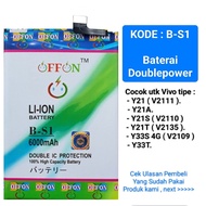 Baterai Double Power vivo Y21 ( V2111 ) / Y21A / Y21S ( V2110 ) / Y21T ( V2135 ) / Y33S 4G ( V2109 )