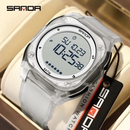 SANDA 6303 multifunctional sports electronic watch 5ATM waterproof student men watch -39