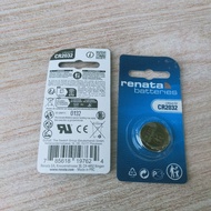 Original 2032 CR2032 Renata Lithium 3V Battery Price per box 10pcs Swiss Japan Watch Battery