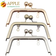 PINLESG Purse Clasp Frame, Vintage Bag Hardware Purse Frame Kiss Clasp, Mini Metal Purse Frame DIY C