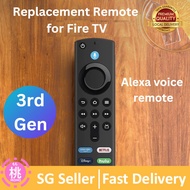 Replacement Remote for Fire TV stick , fire tv cube , Alexa Voice Remote (3rd Gen) ● Compatible with Fire TV Stick Lite, Fire TV Stick (2nd Gen and later), Fire TV Stick 4K, Fire TV Cube (1st Gen and later), Fire TV (3rd Gen), and Echo Show 15