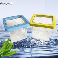 SHENGDA Floating Fish Breeding Box, Square Clear Aquarium Fish Breeding Box, Fish Isolation Box Adju
