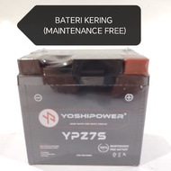 EGO GEAR BATTERY YPZ7S MAINTENANCE FREE BATERI MOTORSIKAL BATERI YPZ7S BATTERY YAMAHA EGO GEAR BATER