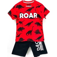 MERAH Dino Roar Red Suit Size 1-10 Years | 1-6 years 35 thousand | 7-10 years 42 thousand