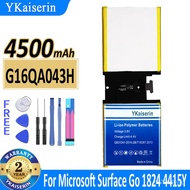 4500mAh YKaiserin Baery G16QA043H For Microsoft Surface Go 1824 4415Y Tablet Bateria